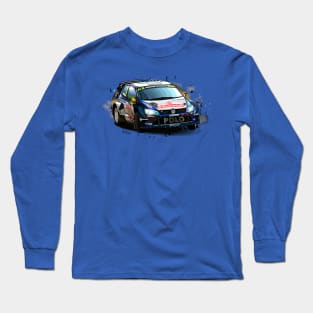 Johan Kristofferson's Rallycross car - Illustration Long Sleeve T-Shirt